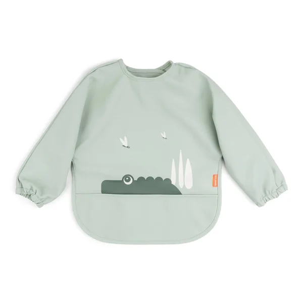 Done by Deer Sleeved Bib Green