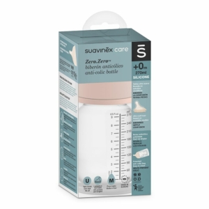 Suavinex Zero.Zero Anti-Colic Feeding Bottle 0+, 270 ml