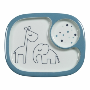 Done by Deer Dreamy Dots Sectional Plate blue