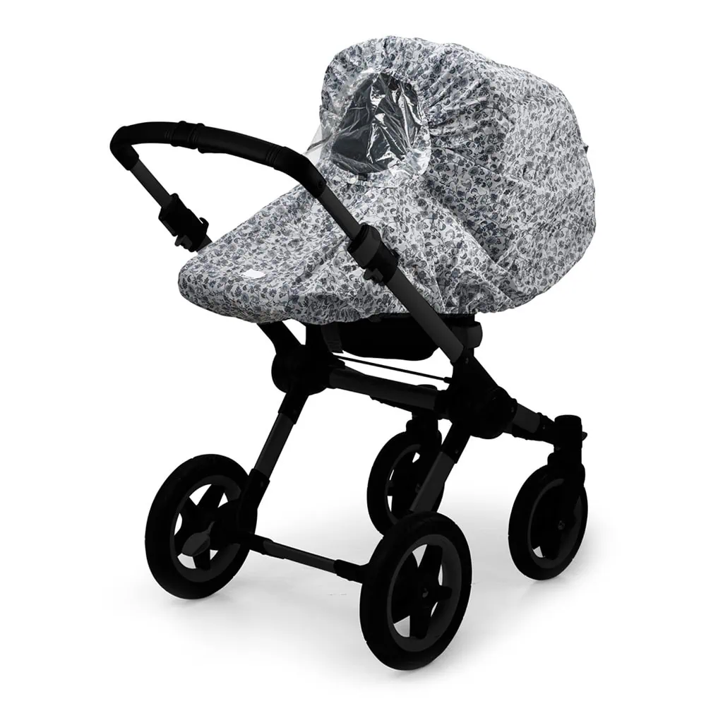 Elodie Details Stroller Rain Cover Black/White
