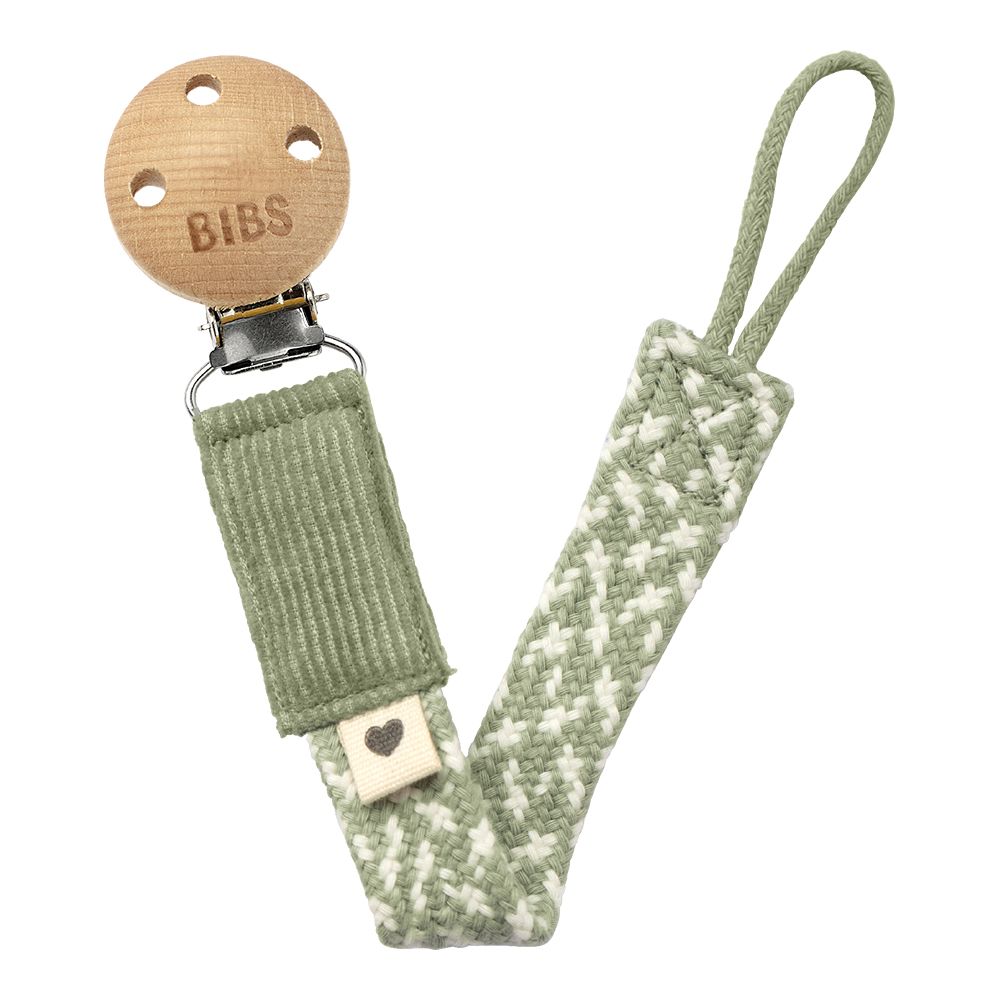Держатель для пустышки BIBS sage/ivory