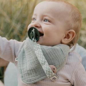 Держатель для пустышки BIBS sage/ivory