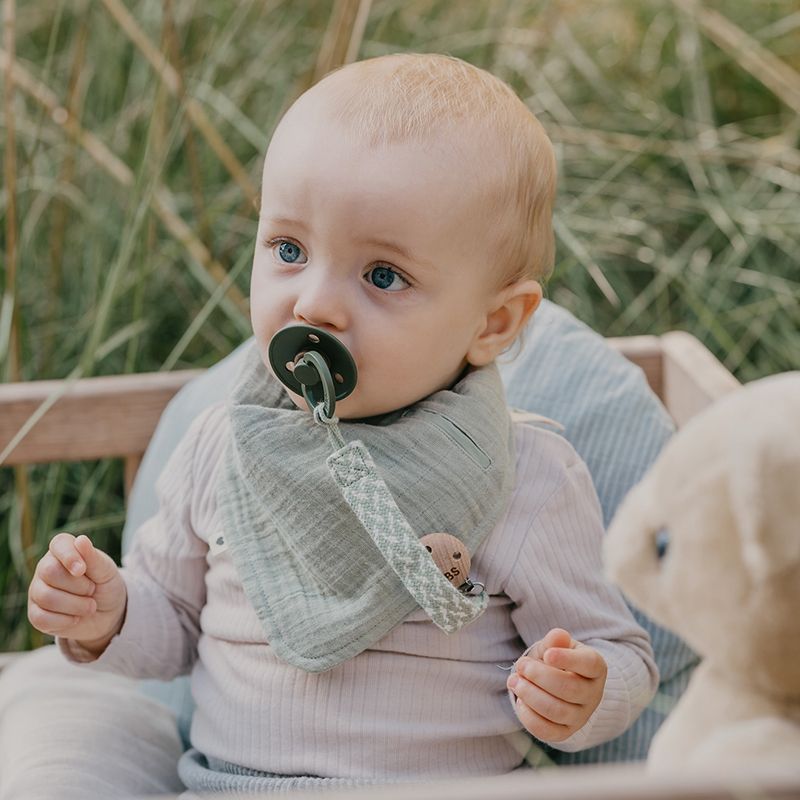Держатель для пустышки BIBS sage/ivory