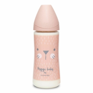 Lutipudel Suavinex Hygge Baby Premium 4+, 360 ml pink