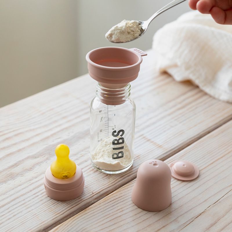 BIBS Complete Set Glass Bottle blush 110 ml