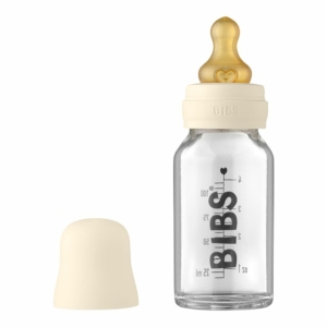 BIBS Complete Set Glass Bottle ivory 110 ml