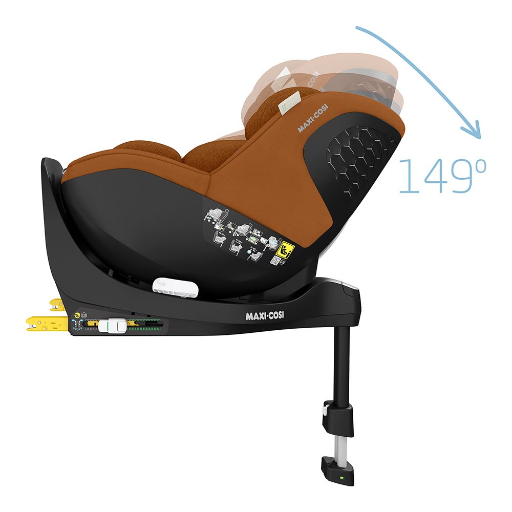 Maxi-Cosi Mica Pro Eco i-Size 360 Baby Car Seat Authentic Cognac