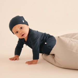 Beebikombe lukuga Clever Zip MORI, 0-9 k navy
