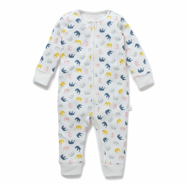MORI Little Elephant Sleepsuit, 9-24 m
