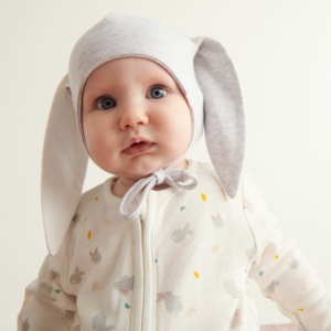Шапка MORI Bunny grey