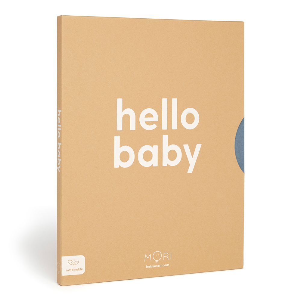 MORI Hello Baby Book blue