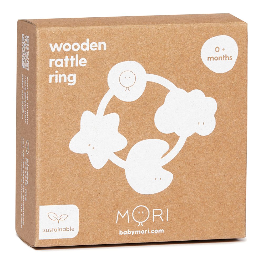 MORI Wooden Rattle Ring