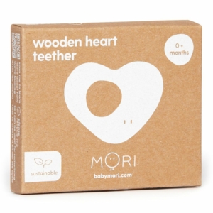 MORI Heart Wooden Teether