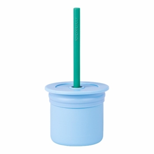 Minikoioi 2in1 Sippy and Snack Cup mineral blue