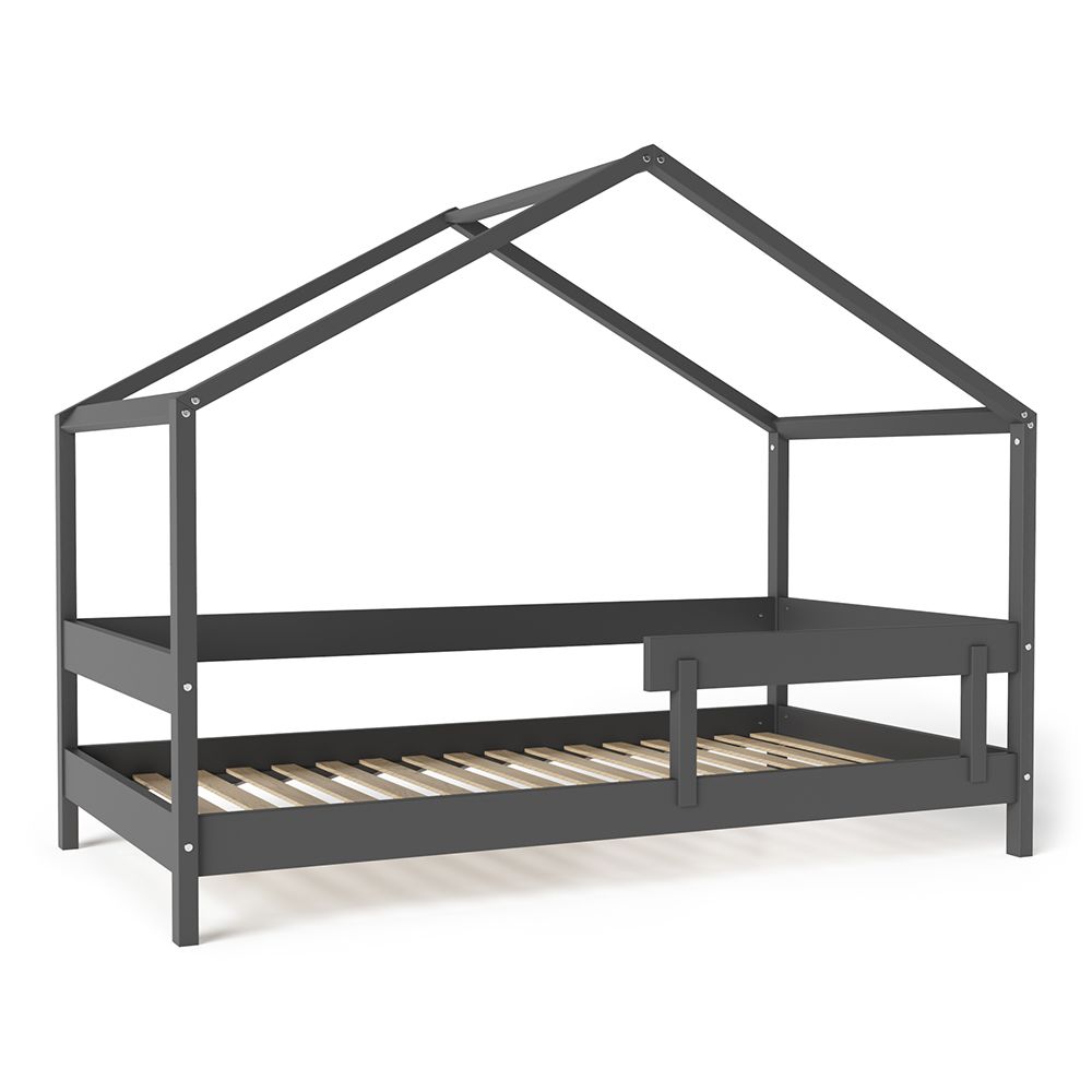 YappyKids YappyHytte House Bed Anthracite