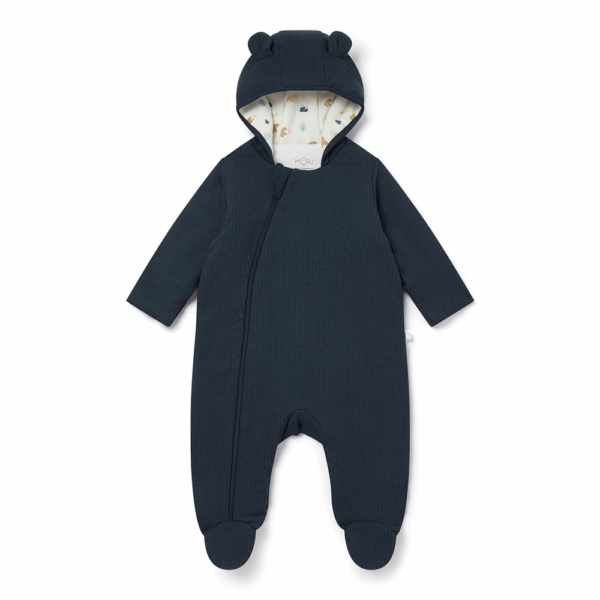 MORI Hooded Pramsuit navy
