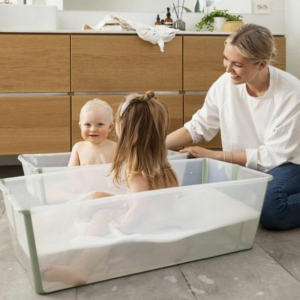 kokkupandav-lastevann-stokke-flexi-bath-green-08 Складная ванночка Stokke Flexi Bath green
