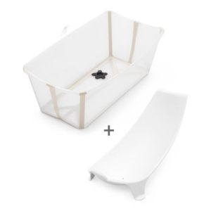 lastevann-koos-beebitoega-stokke-flexi-bath-beige-02 Kokkupandav lastevann koos beebitoega Stokke Flexi Bath Beige