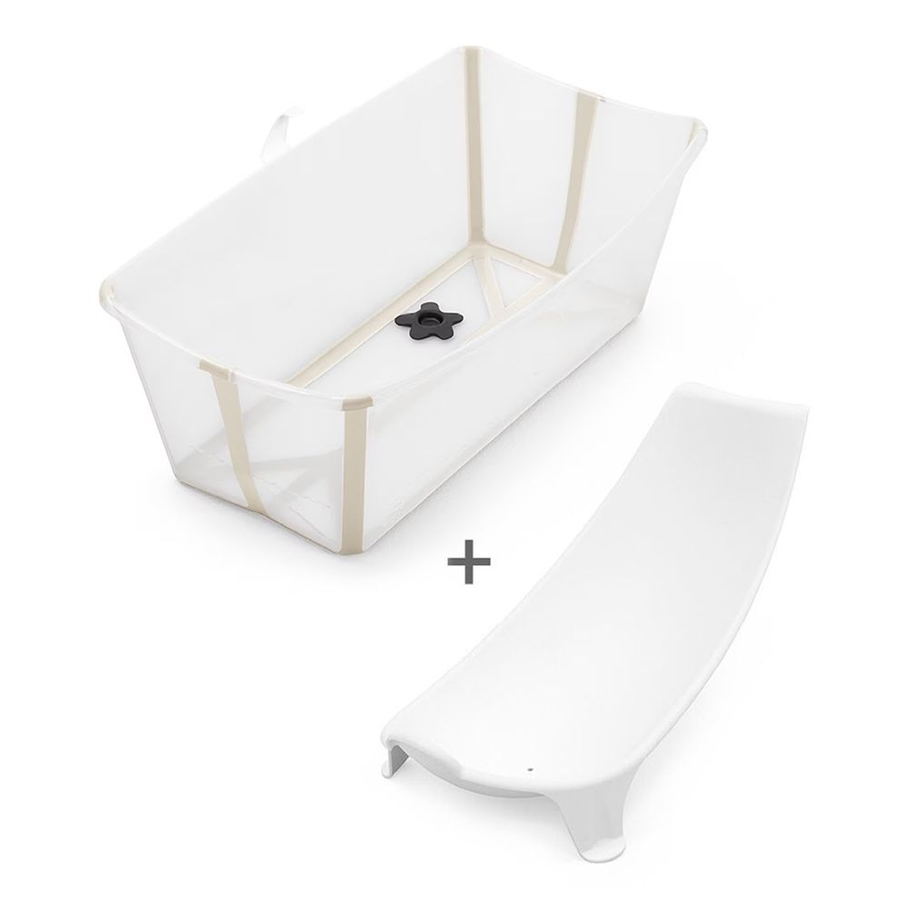 lastevann-koos-beebitoega-stokke-flexi-bath-beige-02 Kokkupandav lastevann koos beebitoega Stokke Flexi Bath Beige