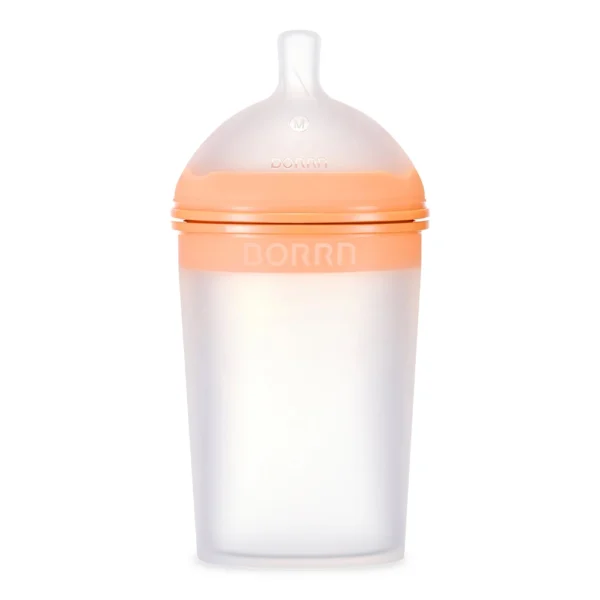 BORRN Silicone Bottle 3+, 240 ml Orange