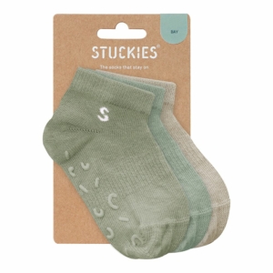 Stuckies Sneaker Socks, 3-pack Bay