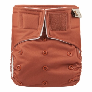 Многоразовый All in One подгузник Happy Bear Terracotta