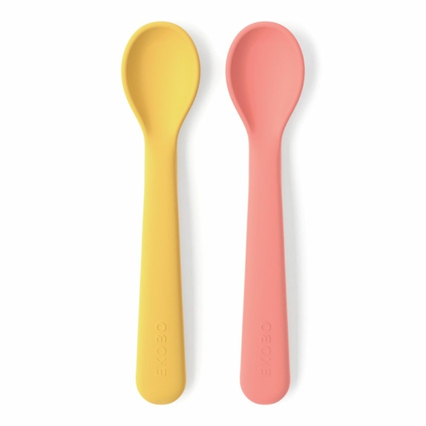 Mushie - Silicone Spoons - Set of 2 - Ivory