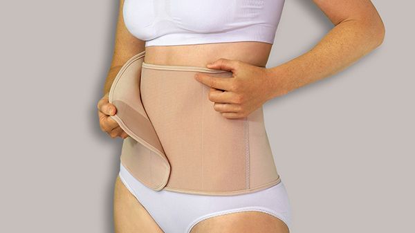 Carriwell Postpartum Belly Binder video