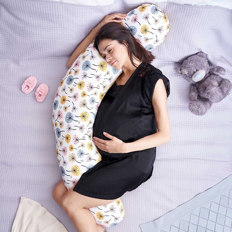 Подушка для кормления Ceba Baby Multi Dandelions/Velvet