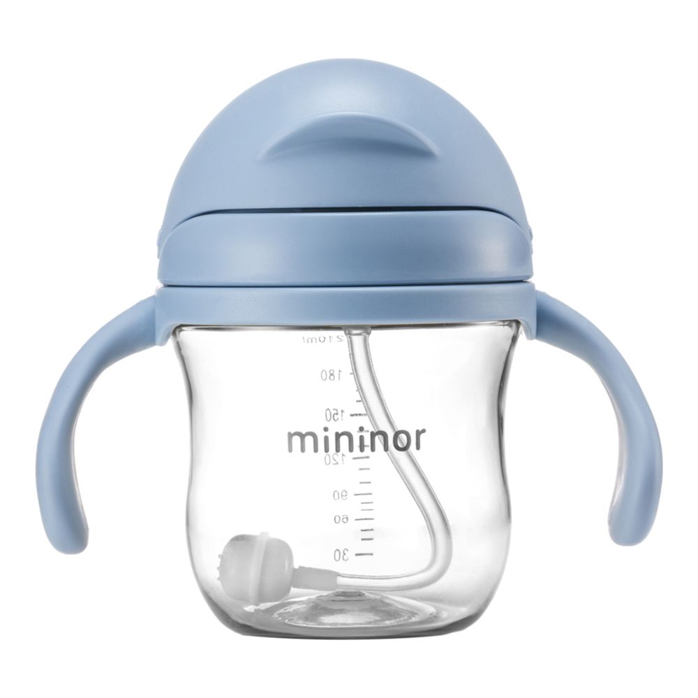 Поильник с трубочкой Mininor 220 мл Blue