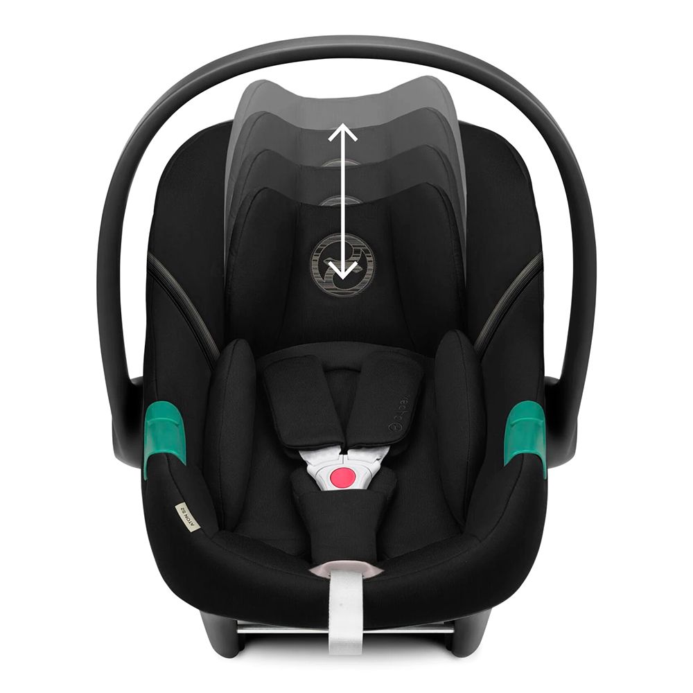 Cybex Aton S2 i-Size Baby Car Seat Moon Black