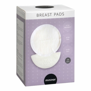 Mininor Breast Pads, 24 pcs White