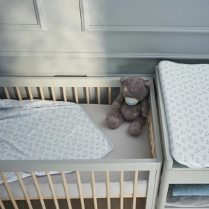 Детское одеяло Ceba Baby Blue/Teddy Bear