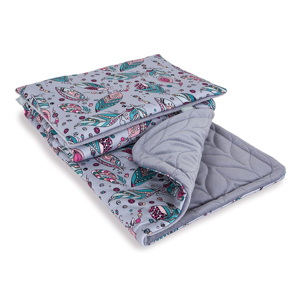 Ceba Baby Blanket and Pillow, 75x100/30x40 Plumas