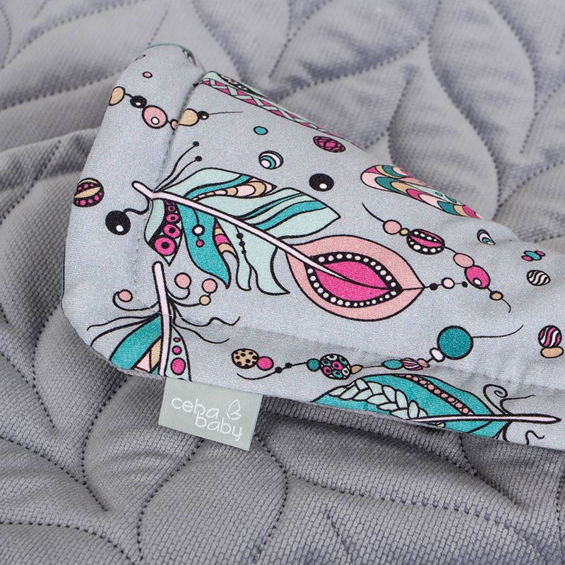 Ceba Baby Blanket and Pillow, 75x100/30x40 Plumas
