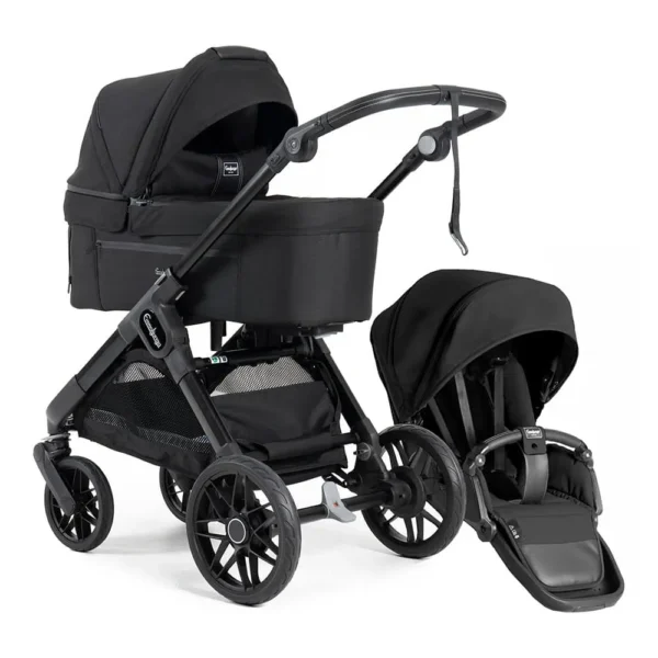 Комплект коляски Emmaljunga Sento Max 2025 Flat+ Urban Black