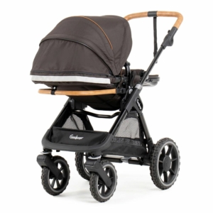 Emmaljunga Sento Pro 2024 Stroller Set Ergo Outdoor Brown