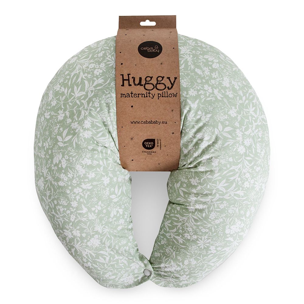 Ceba Baby Huggy Feeding Pillow Green