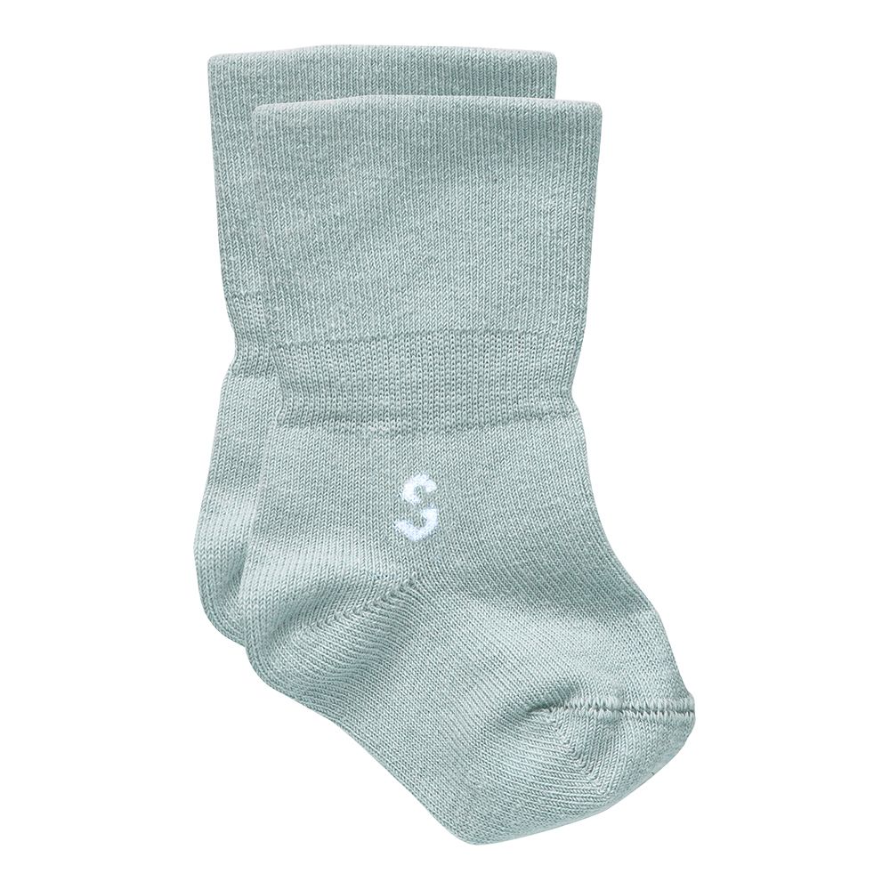 STUCKIES Newborn Socks Soft Green