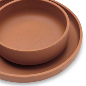 Silikoonist nõudekomplekt Jollein Caramel