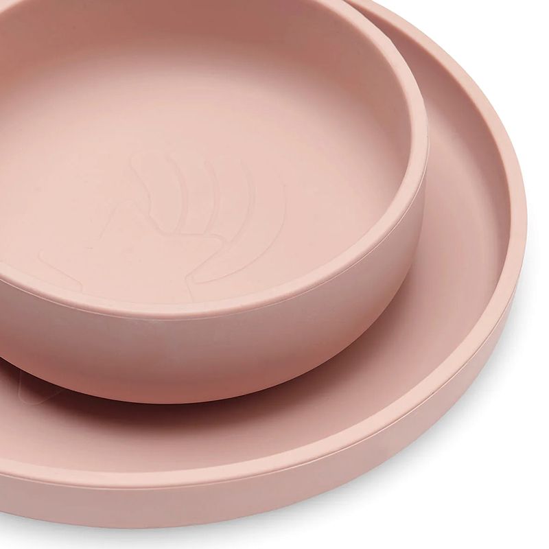 Jollein Silicone Tableware Set Pink