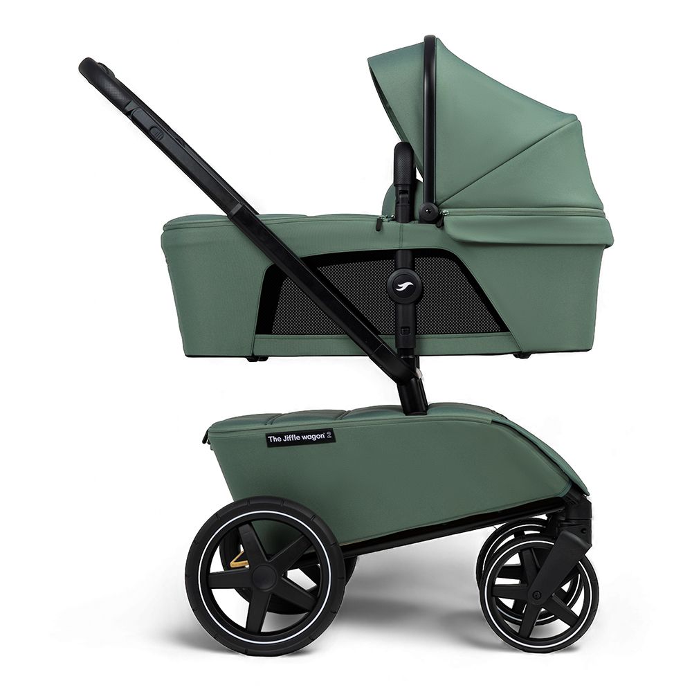 The Jiffle Wagon 2 Stroller Set Pine