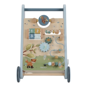 Little Dutch Baby Walker with Activity Board Blue
