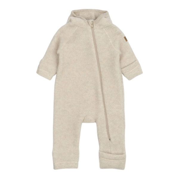 Mikk-Line Merino Wool Hooded Suit Off White