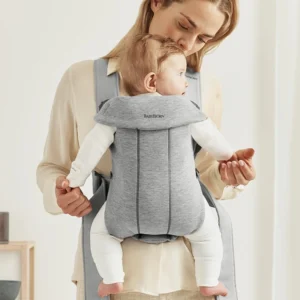 Рюкзак-кенгуру BabyBjörn Mini 3D Jersey Light Grey