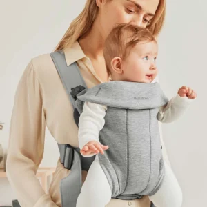 Рюкзак-кенгуру BabyBjörn Mini 3D Jersey Light Grey