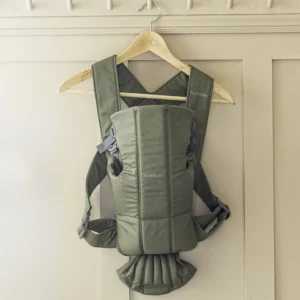 BabyBjörn Mini Baby Carrier (Woven) Dark Green