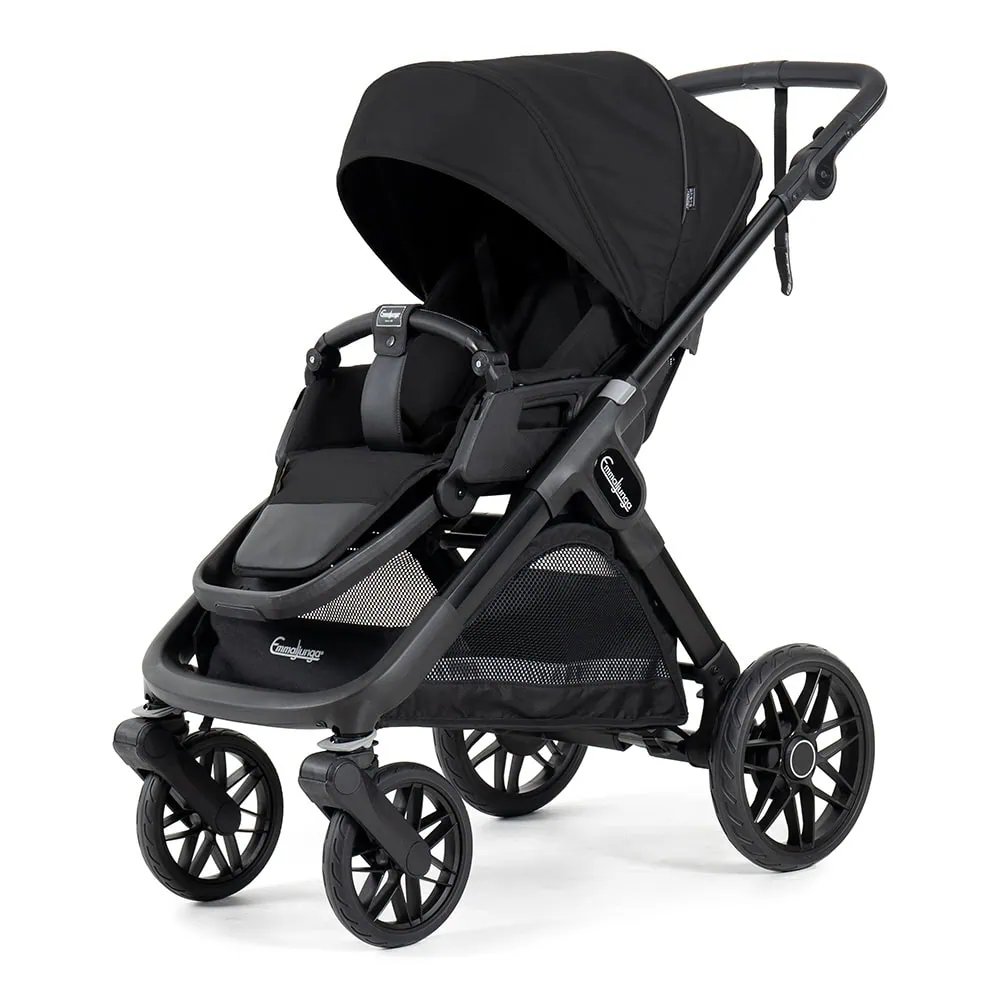 Emmaljunga Sento Max Flat+ Stroller 2025 Urban Black