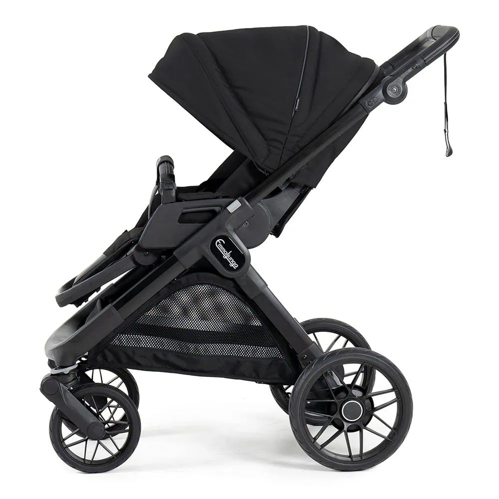 Emmaljunga Sento Max Flat+ Stroller 2025 Urban Black