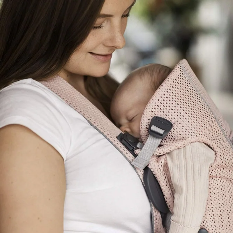 BabyBjörn Mini Baby Carrier (3D Mesh) Pearly Pink